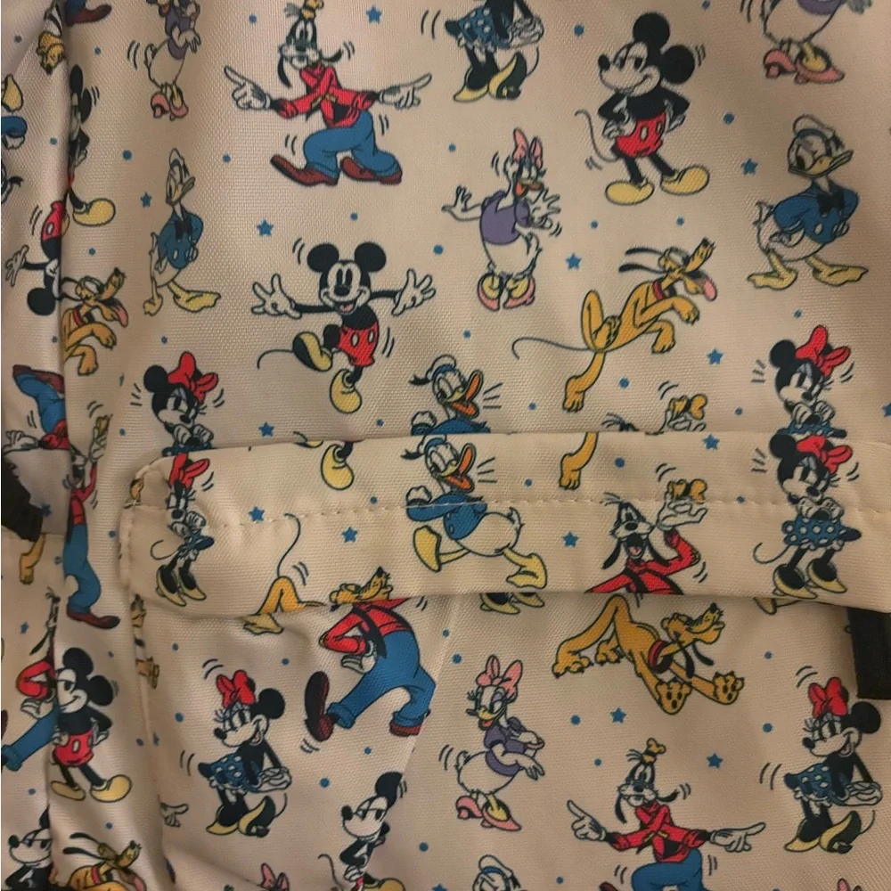 Disney Store Mickey Mouse‎ & Friends Goofy Minnie Donald Full Sized Backpack